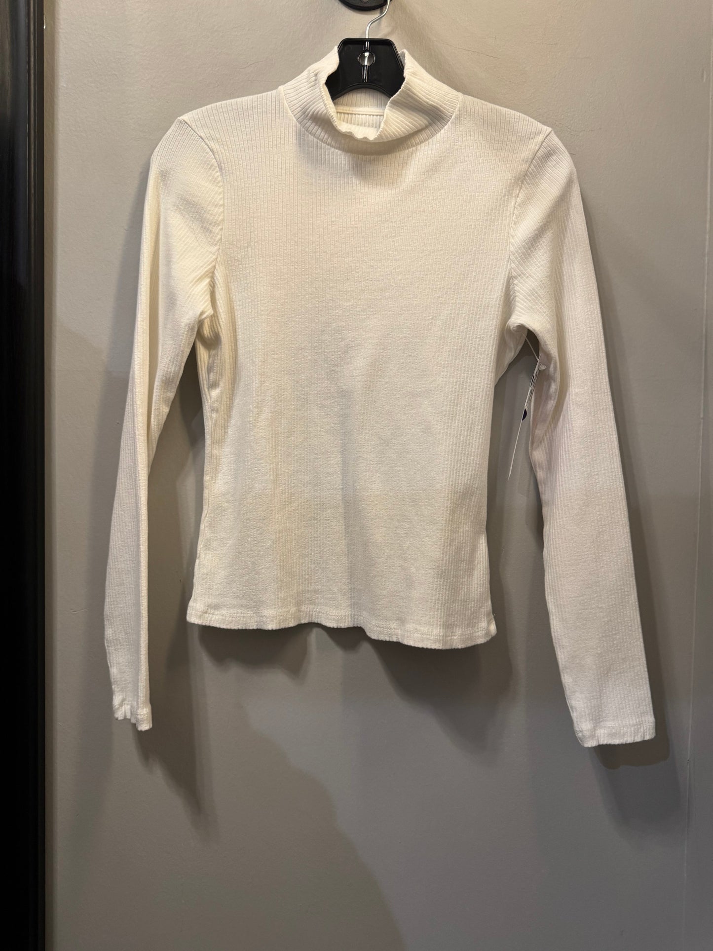 Top Long Sleeve Basic By Maeve In White, Size: S