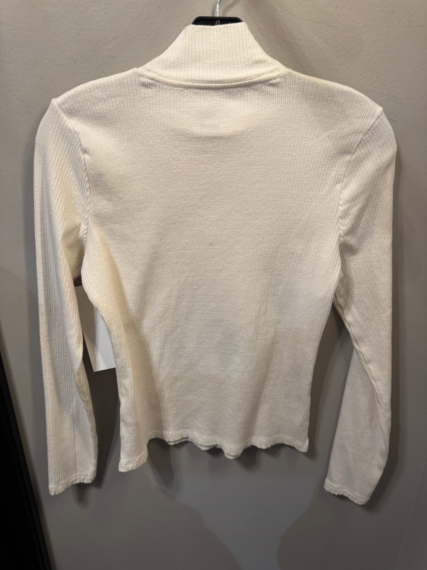 Top Long Sleeve Basic By Maeve In White, Size: S