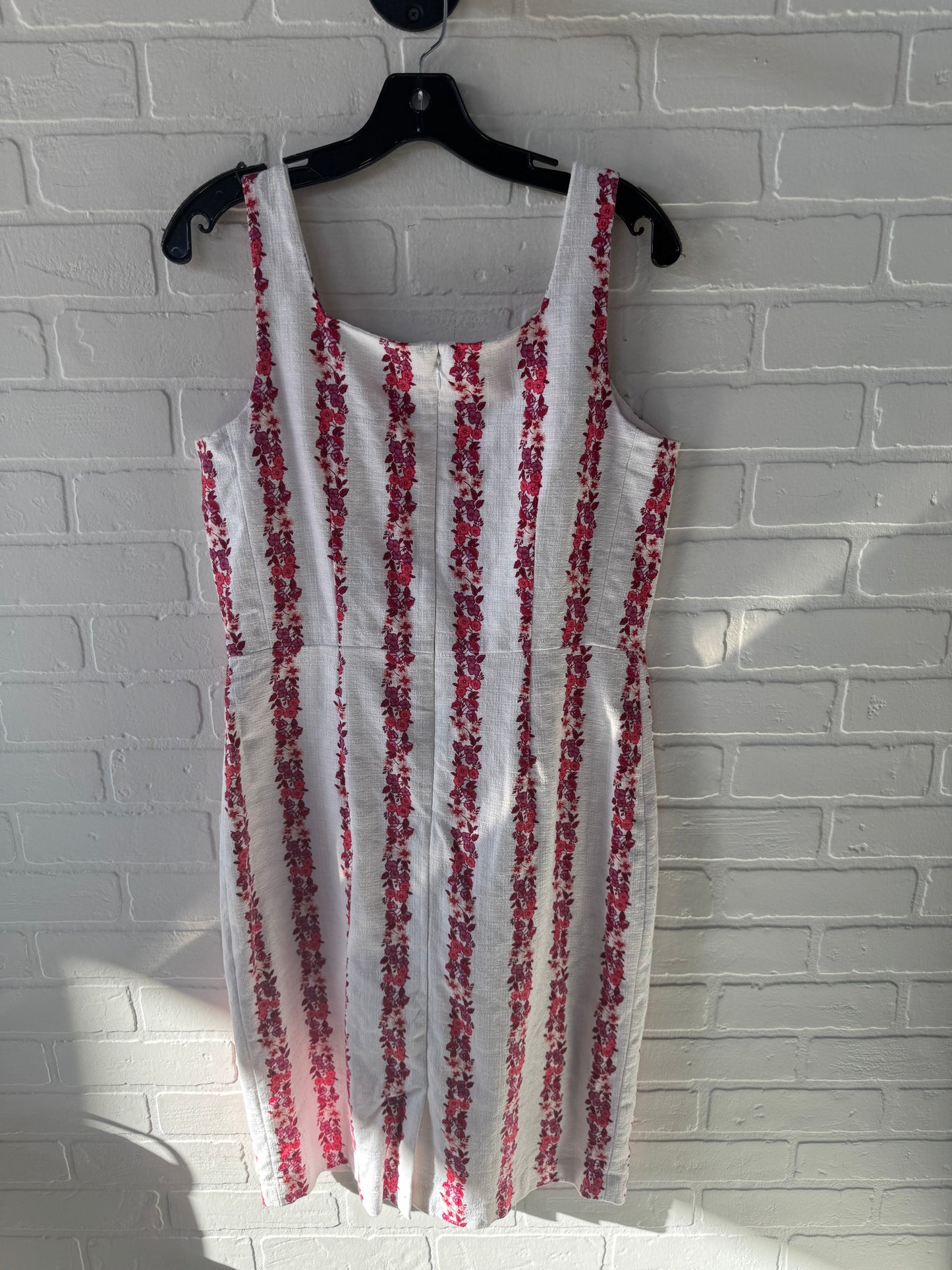 Dress Work By Ann Taylor In Pink & White, Size: M