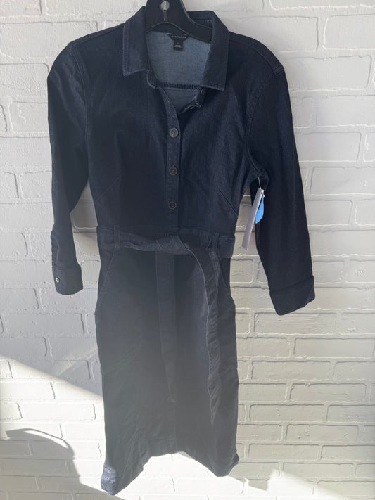 Dress Work By Ann Taylor In Blue Denim, Size: S