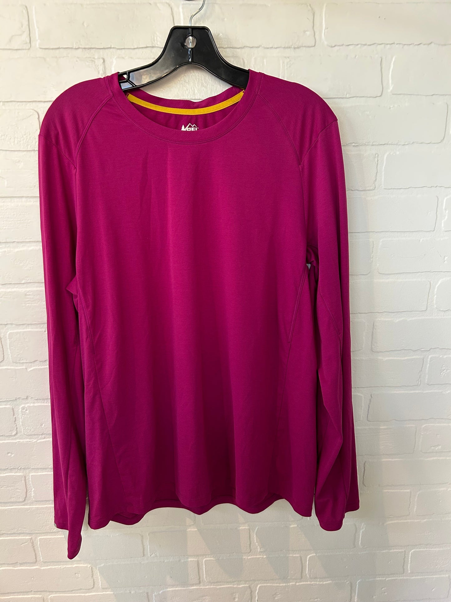 Athletic Top Long Sleeve Crewneck By Rei In Pink, Size: L