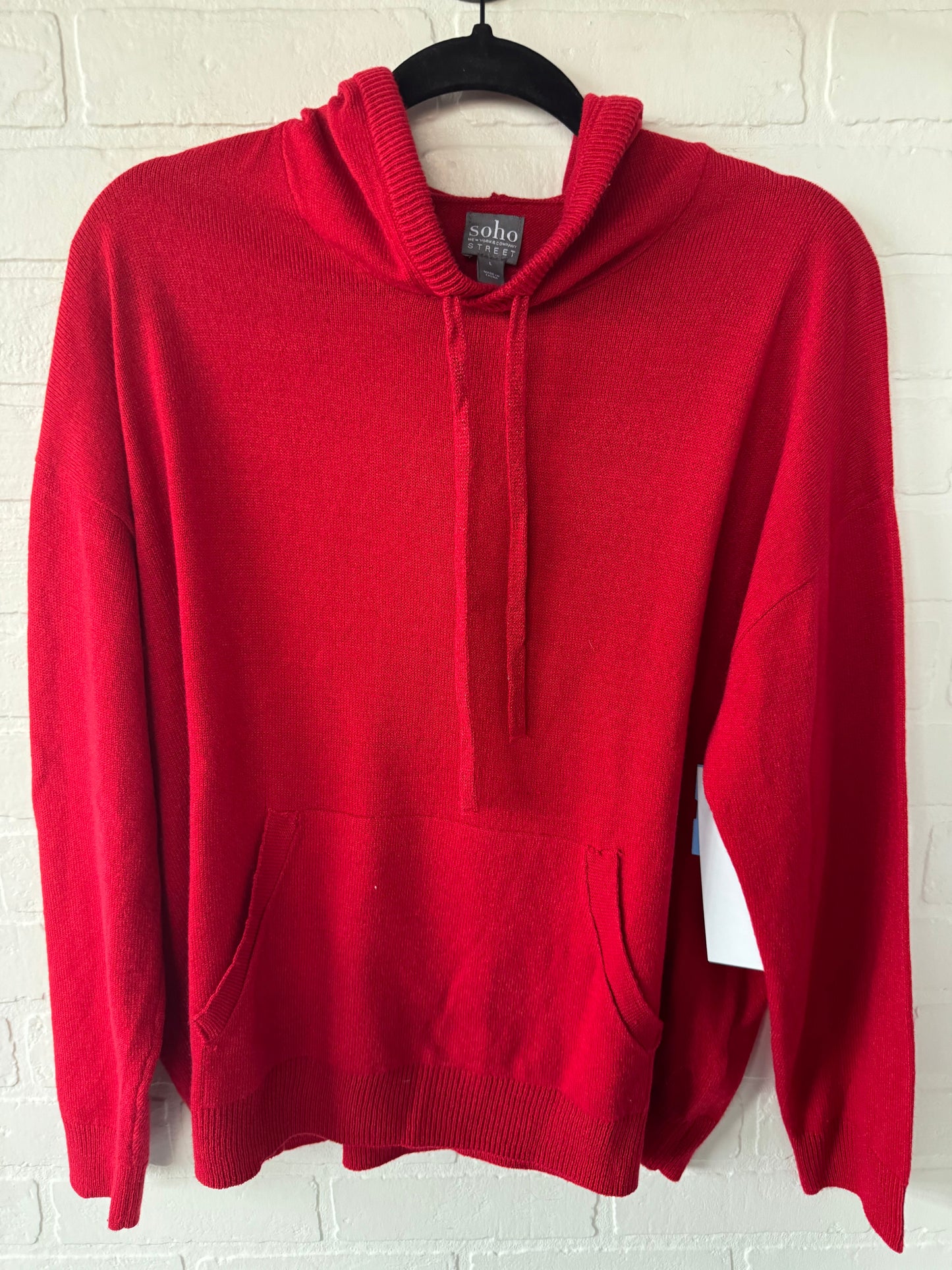 Sweater By New York And Co In Red, Size: L