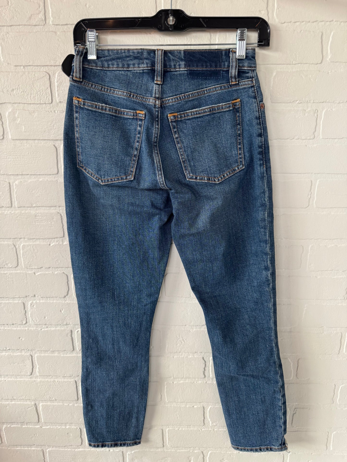 Jeans Skinny By Abercrombie And Fitch In Blue Denim, Size: 0