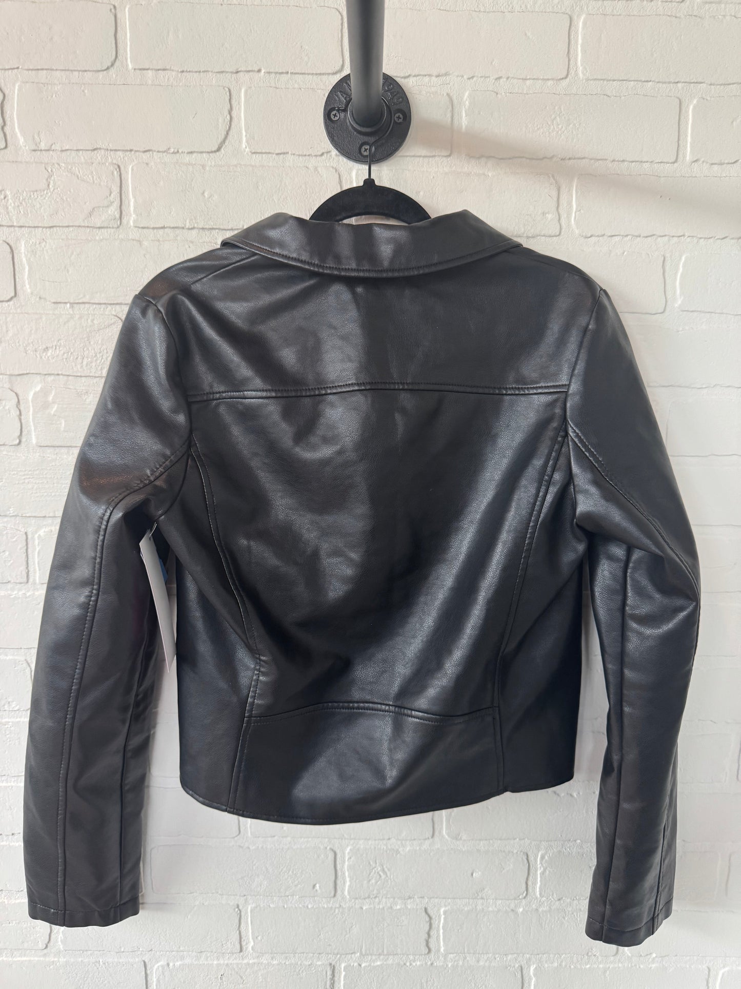 Jacket Moto By Guess In Black, Size: M