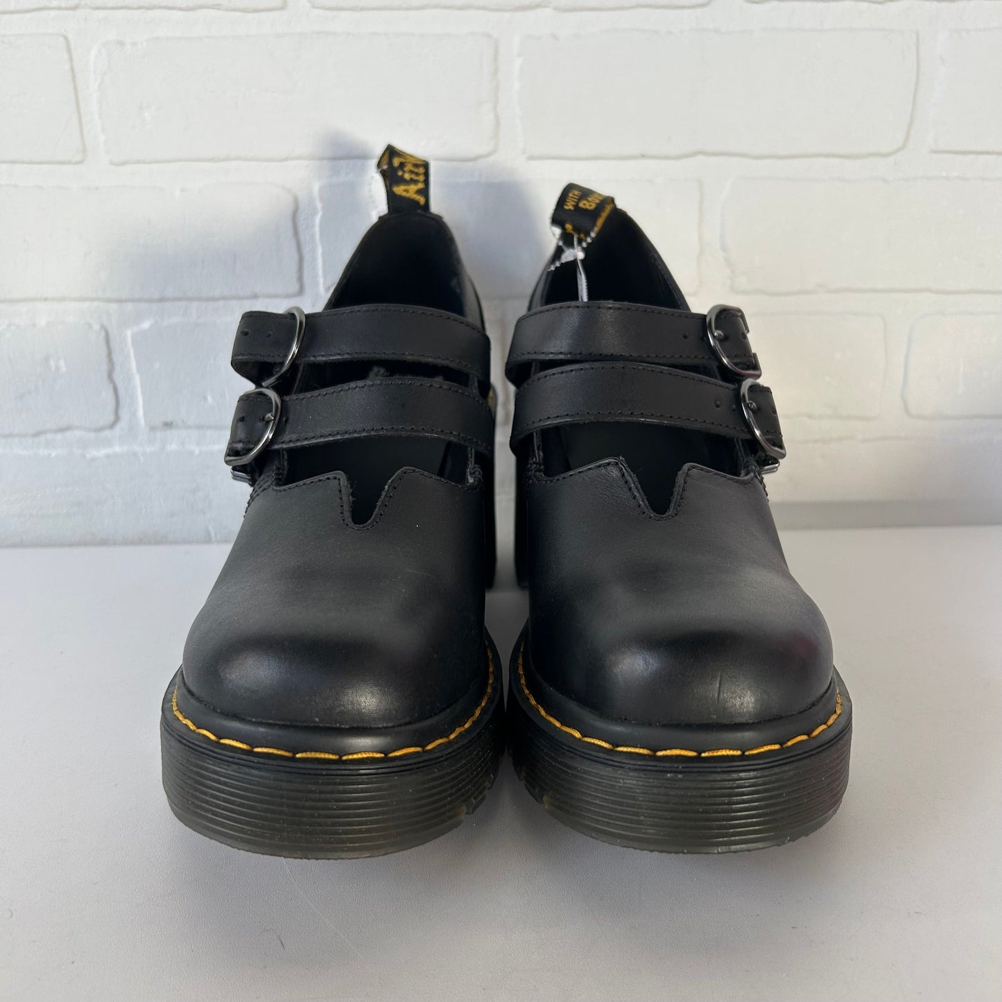 Shoes Heels Block By Dr Martens In Black, Size: 10