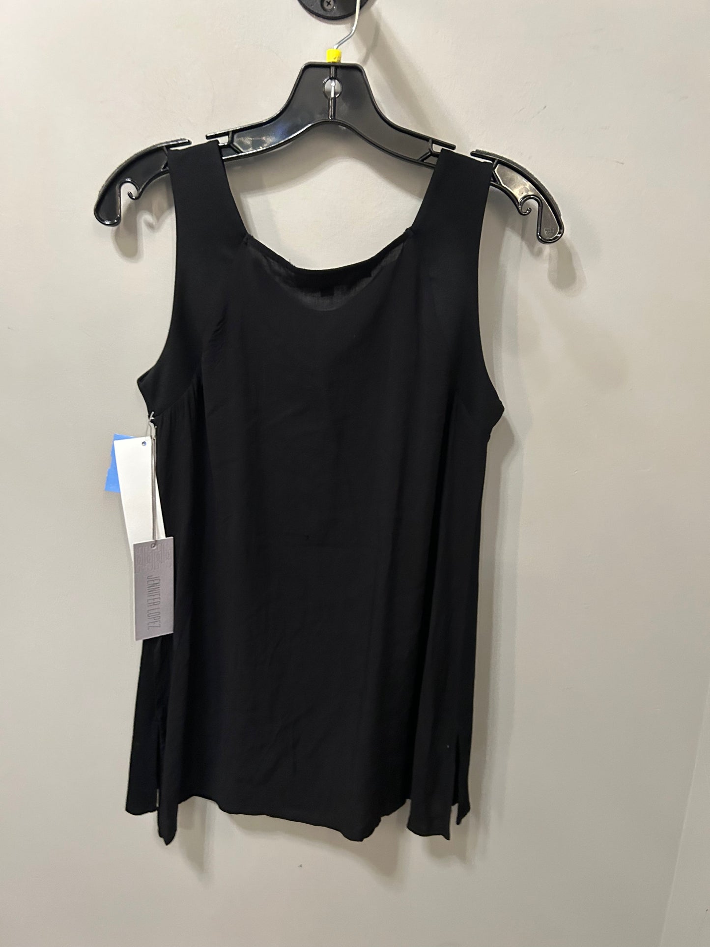 Top Sleeveless By Jennifer Lopez In Black & Gold, Size: S