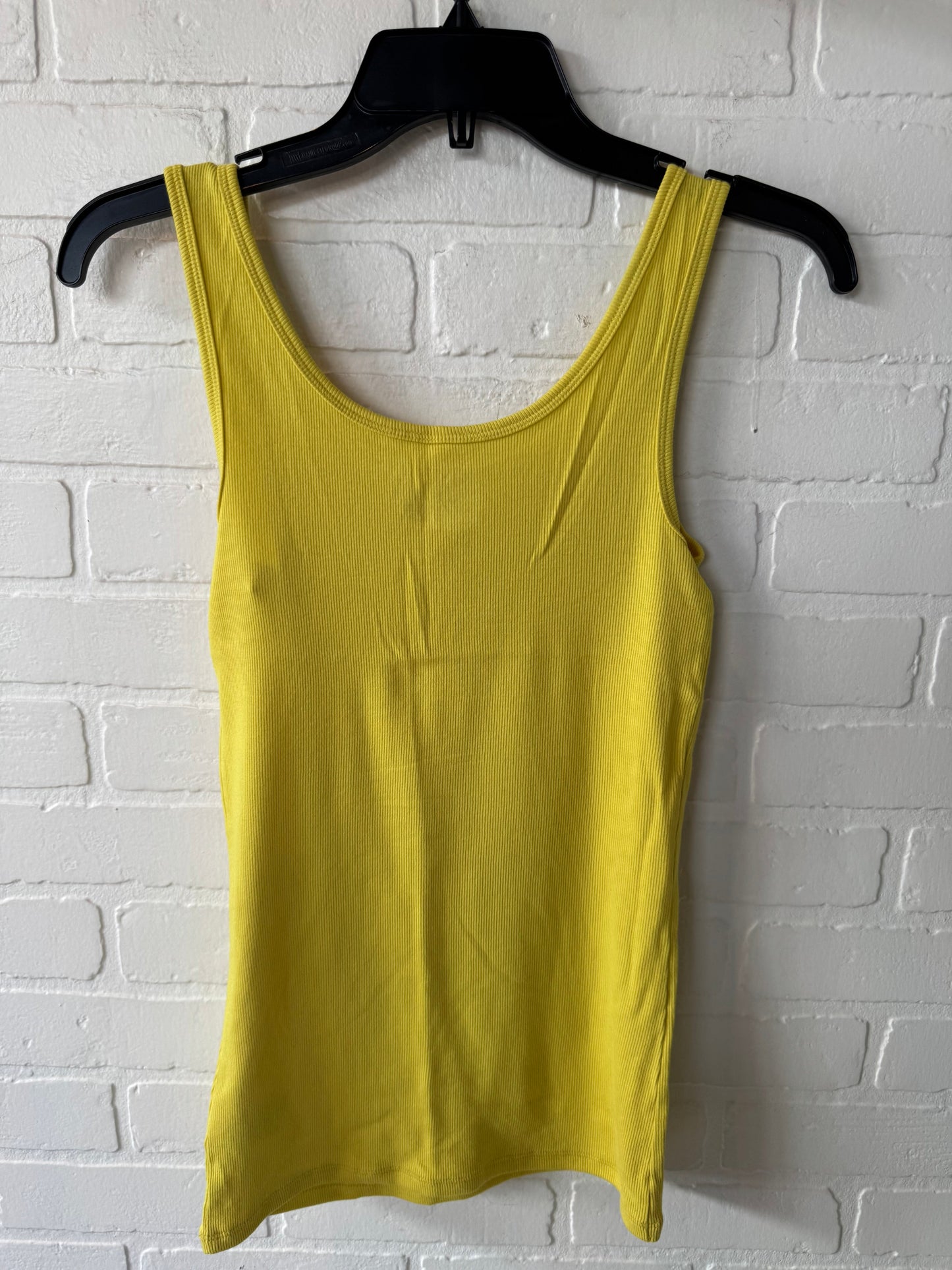 Tank Top By Time And Tru In Yellow, Size: S