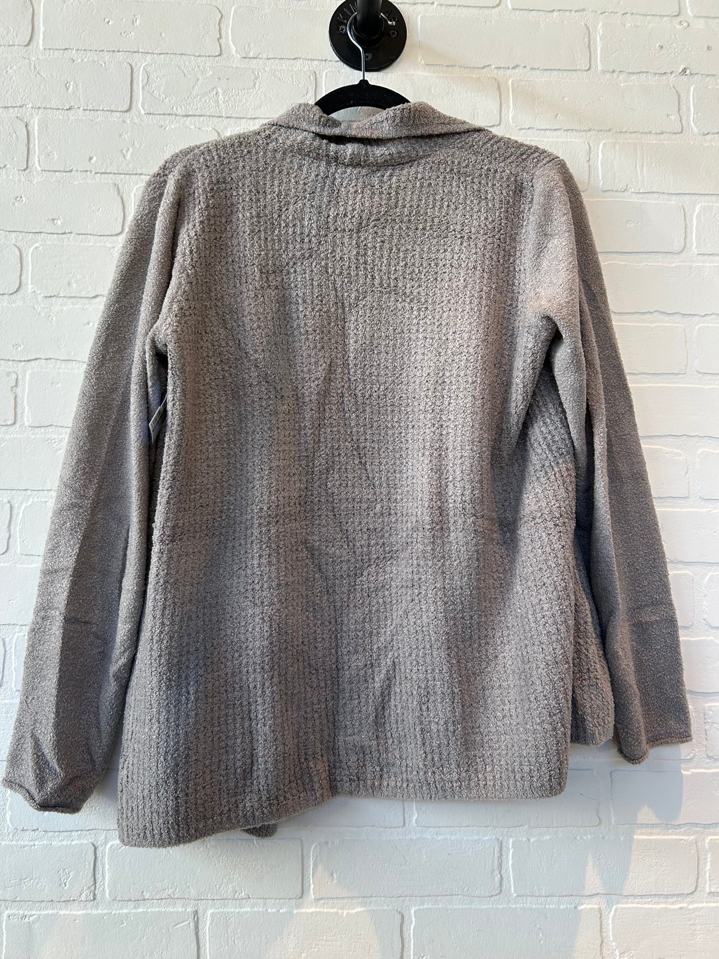 Sweater Cardigan By Barefoot Dreams In Grey, Size: L