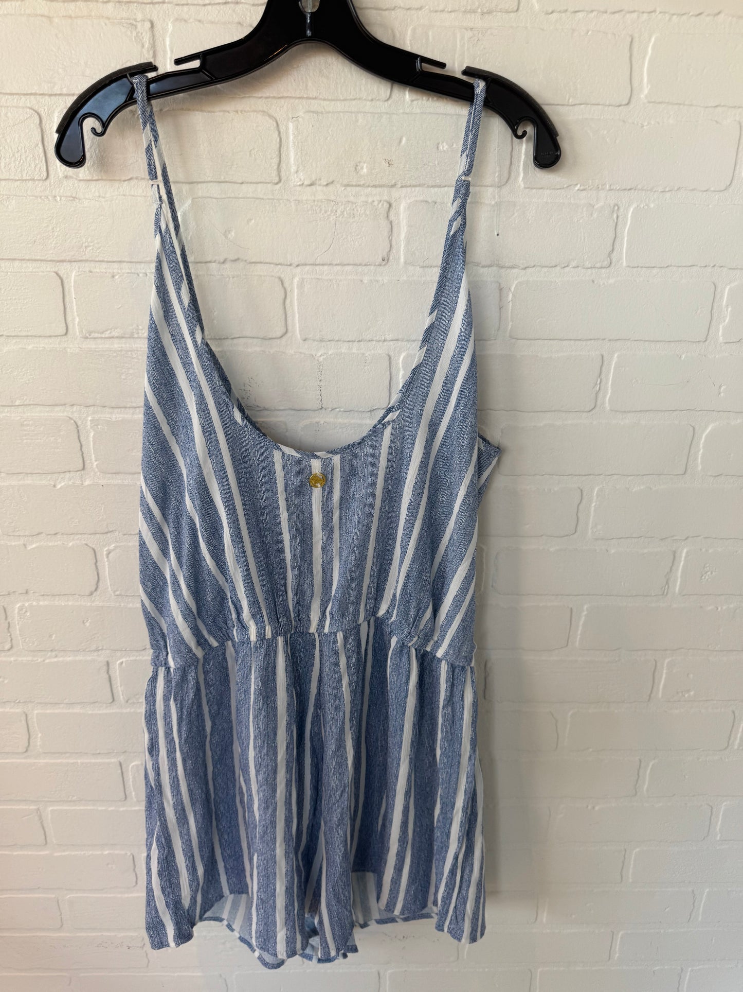 Romper By Hawaiian Tropic In Blue & White, Size: Xl