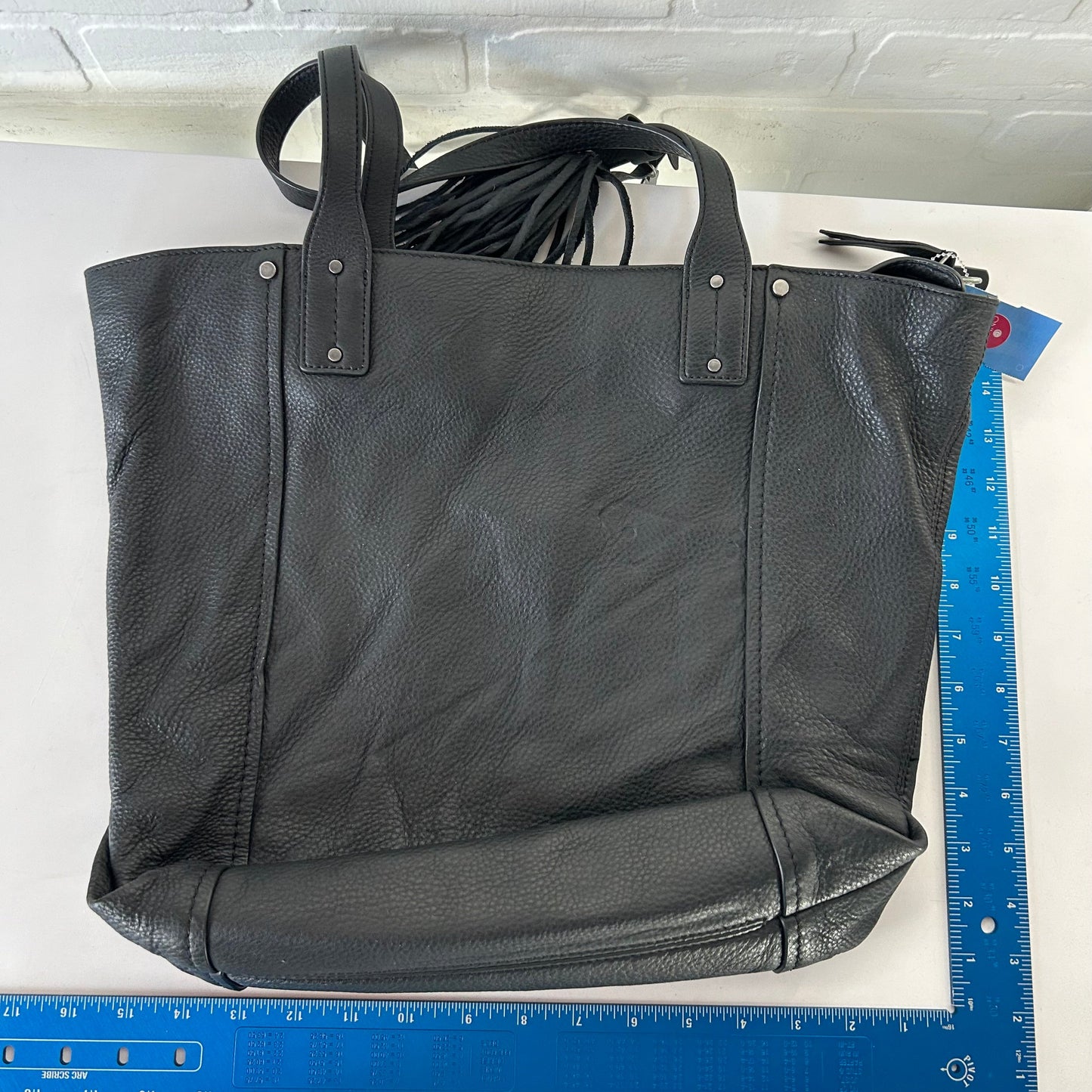 Tote Leather By Lucky Brand, Size: Large