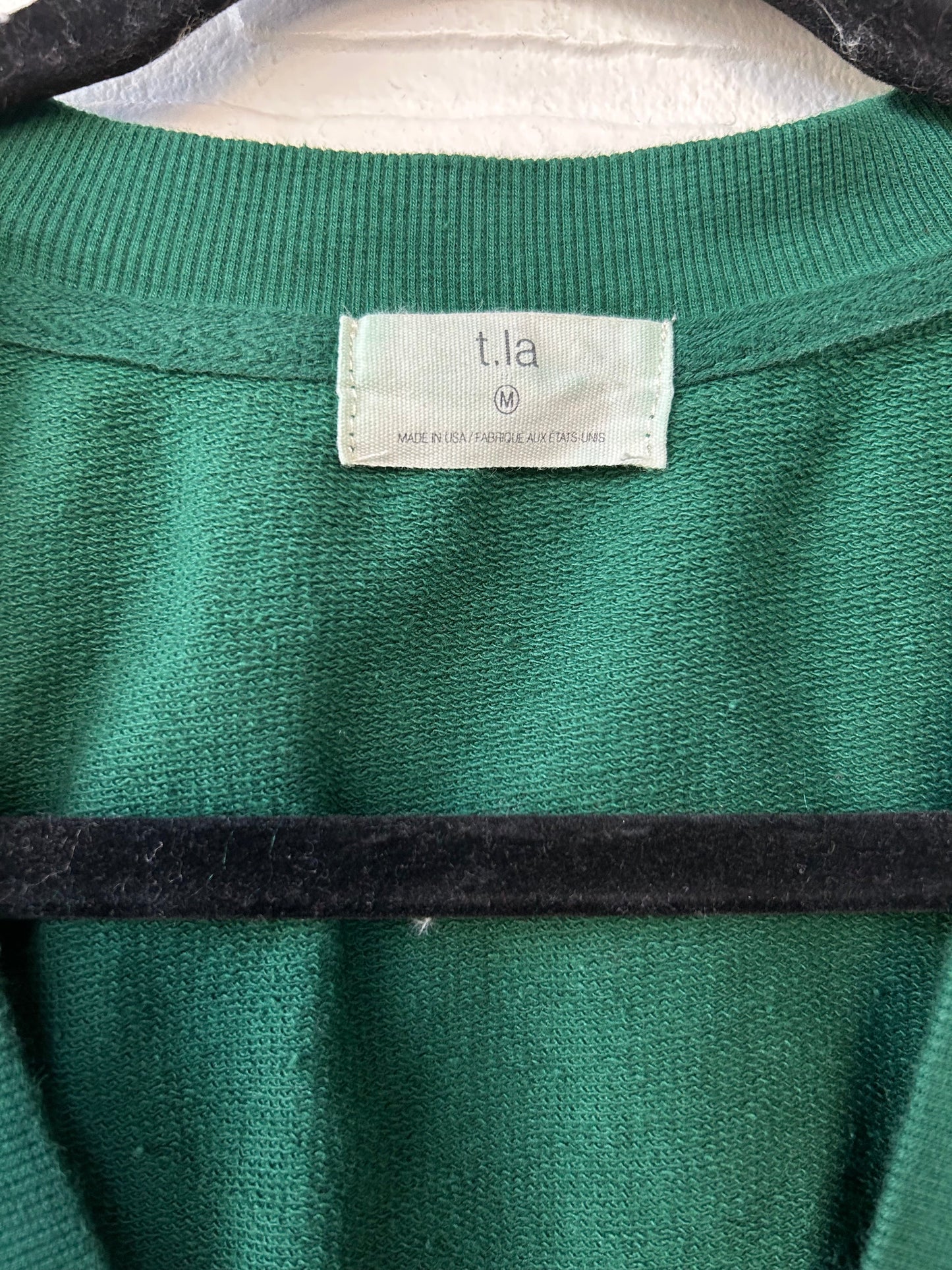 Vest Other By T.la In Green, Size: M