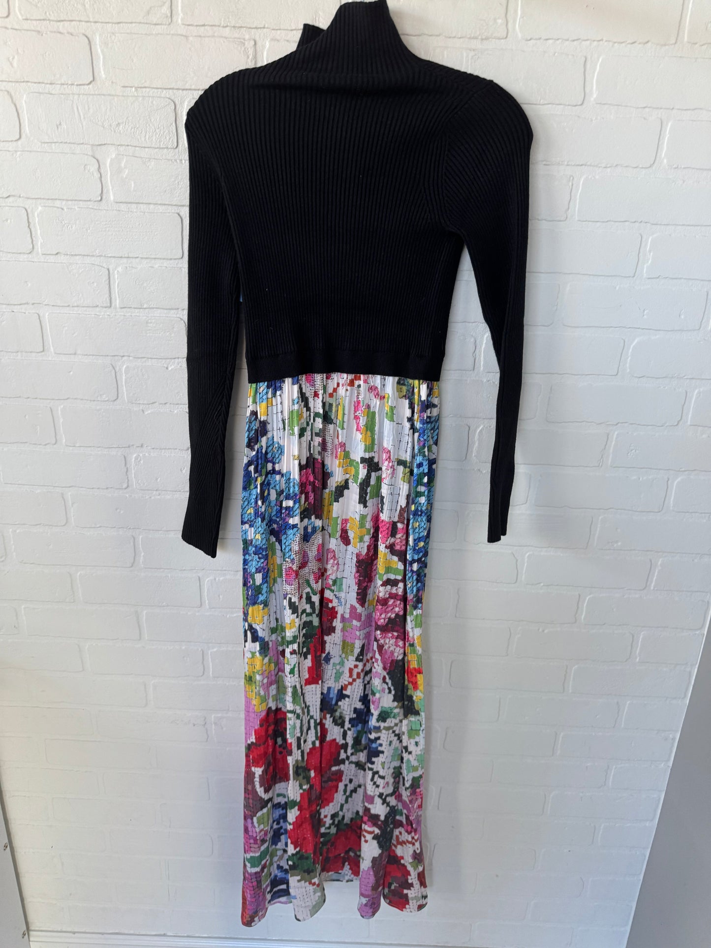 Dress Casual Maxi By Anthropologie In Black & White, Size: Xs