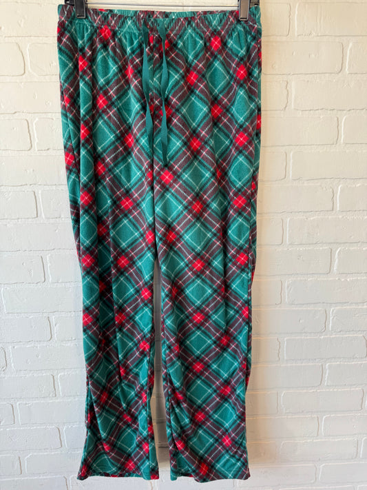 Pajama Pants By Croft And Barrow In Green & Red, Size: S