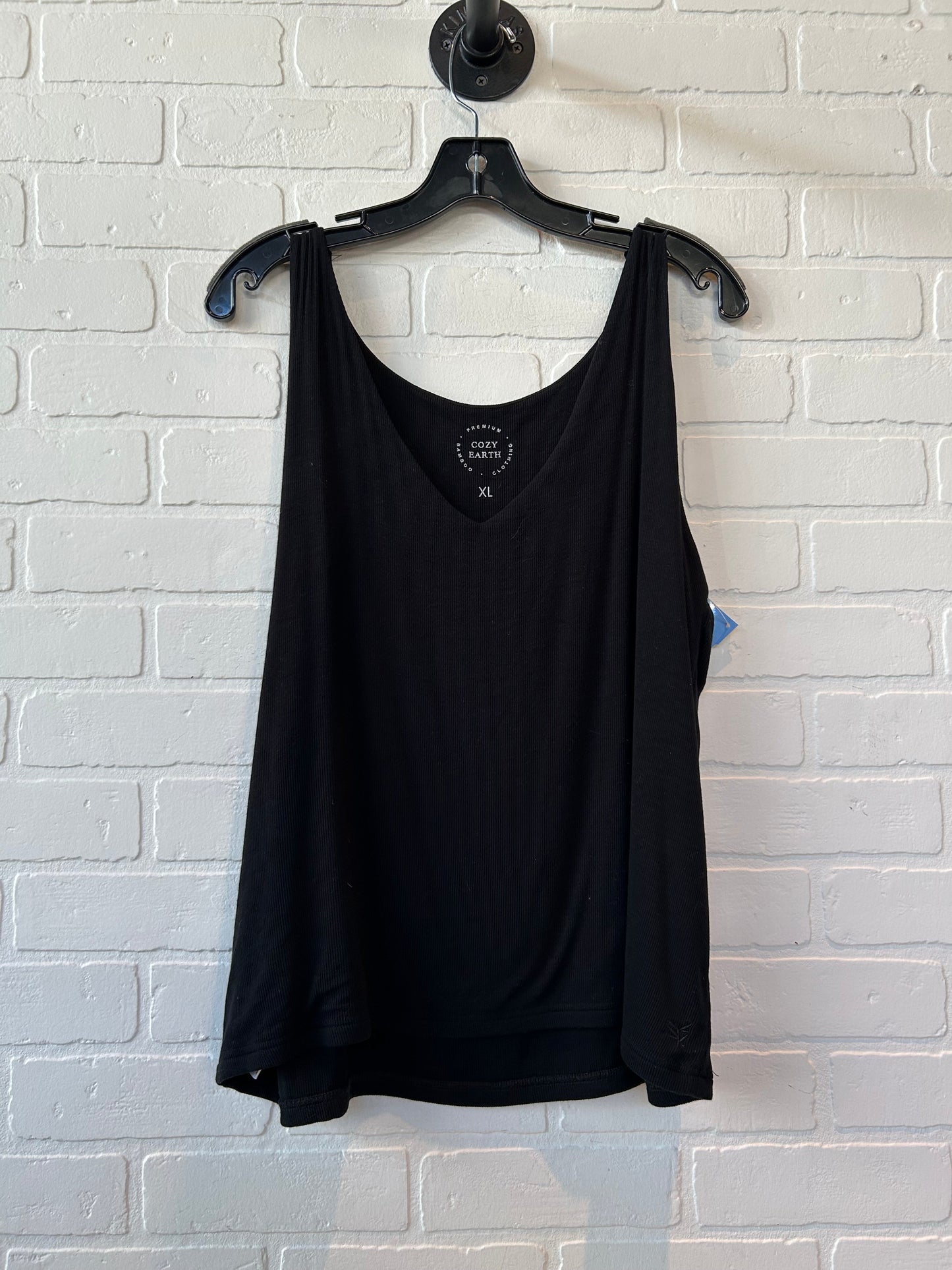 Top Sleeveless By COZY EARTH In Black, Size: Xl