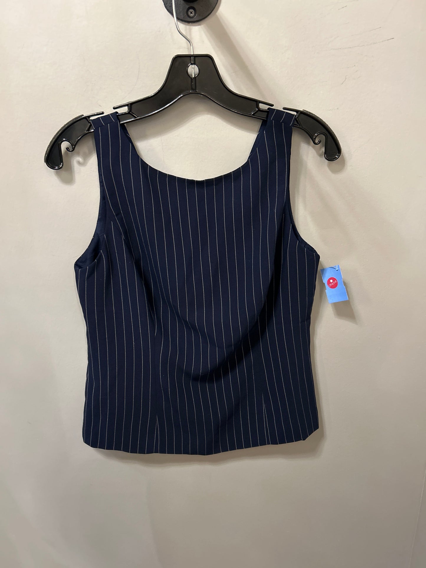 Top Sleeveless By White House Black Market In Blue & White, Size: S