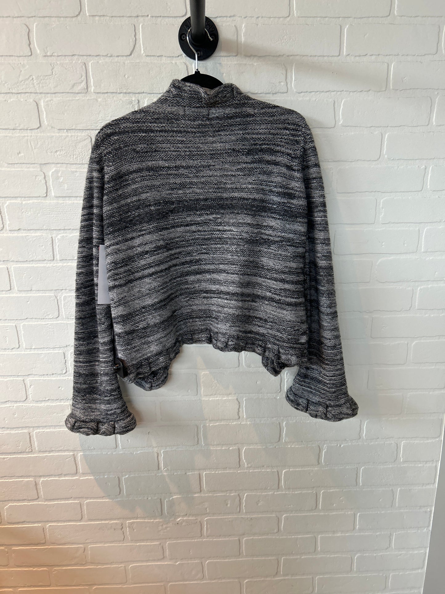 Sweater Cardigan Cashmere By Cmc In Grey & White, Size: L