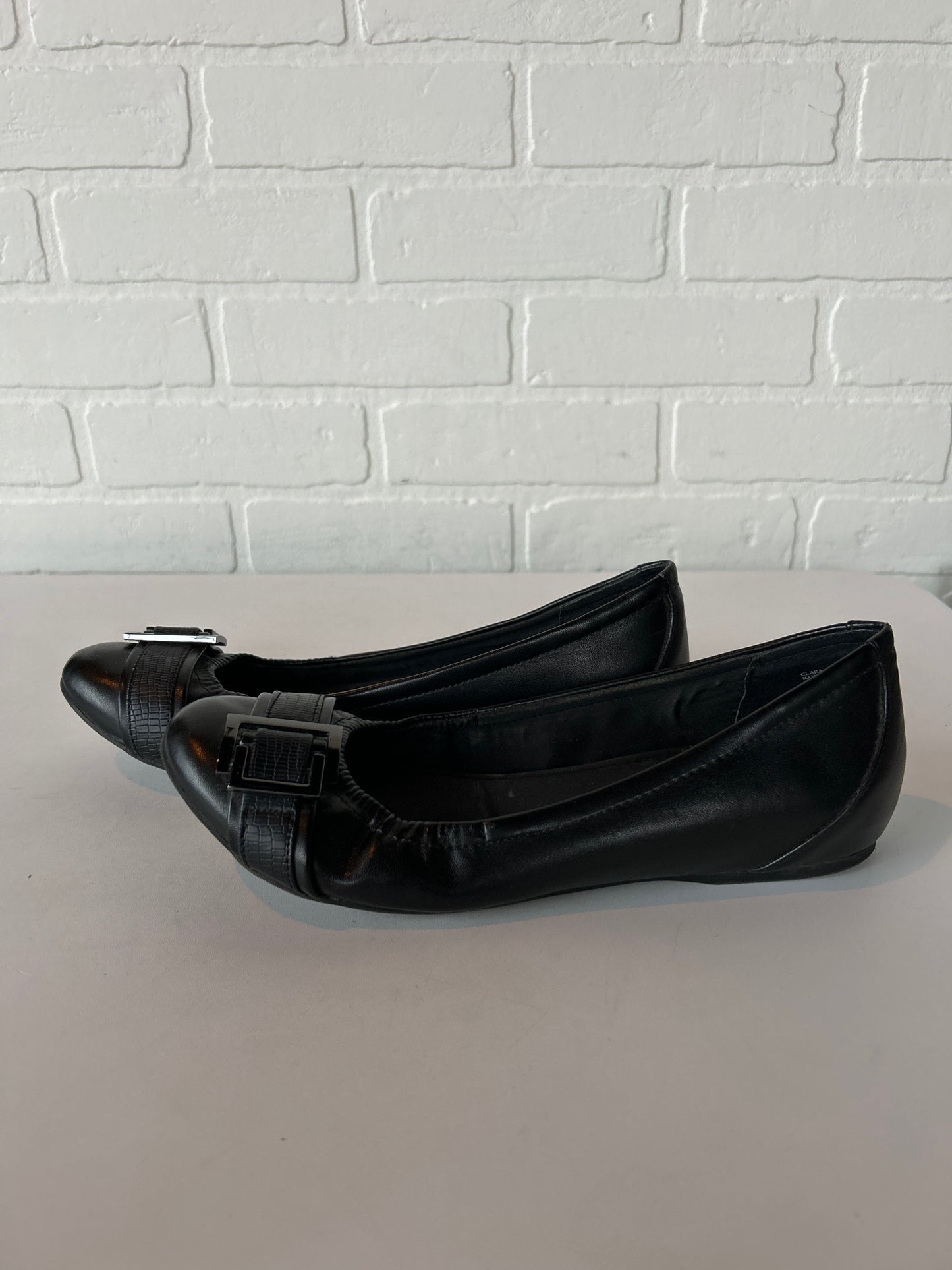 Shoes Flats By  ABELLA  In Black, Size: 8.5