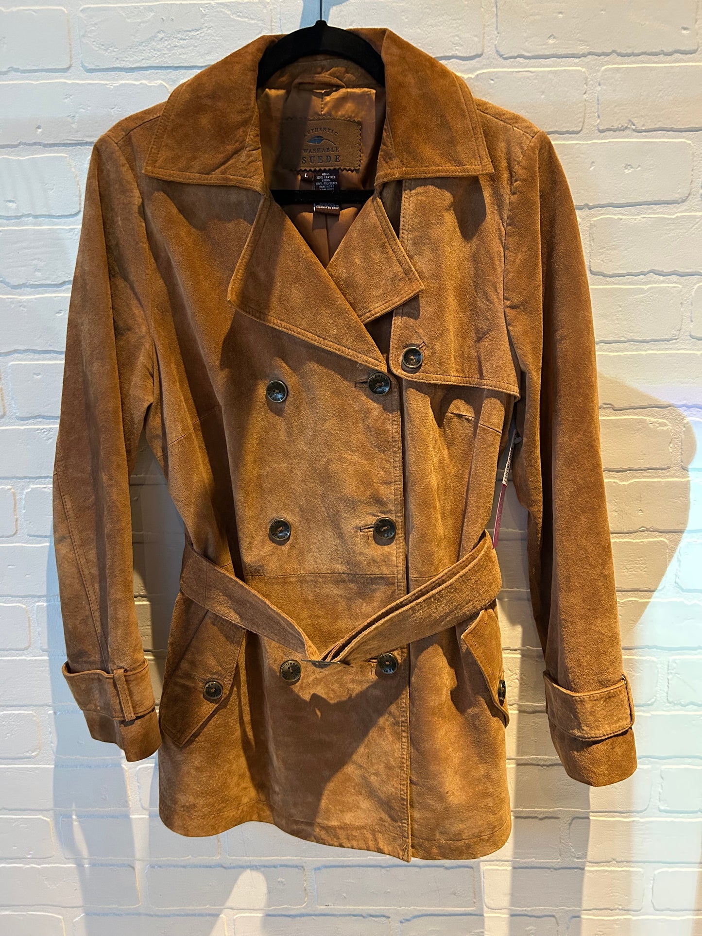 Jacket Leather By BOB TIMBERLAKE In Brown, Size: L