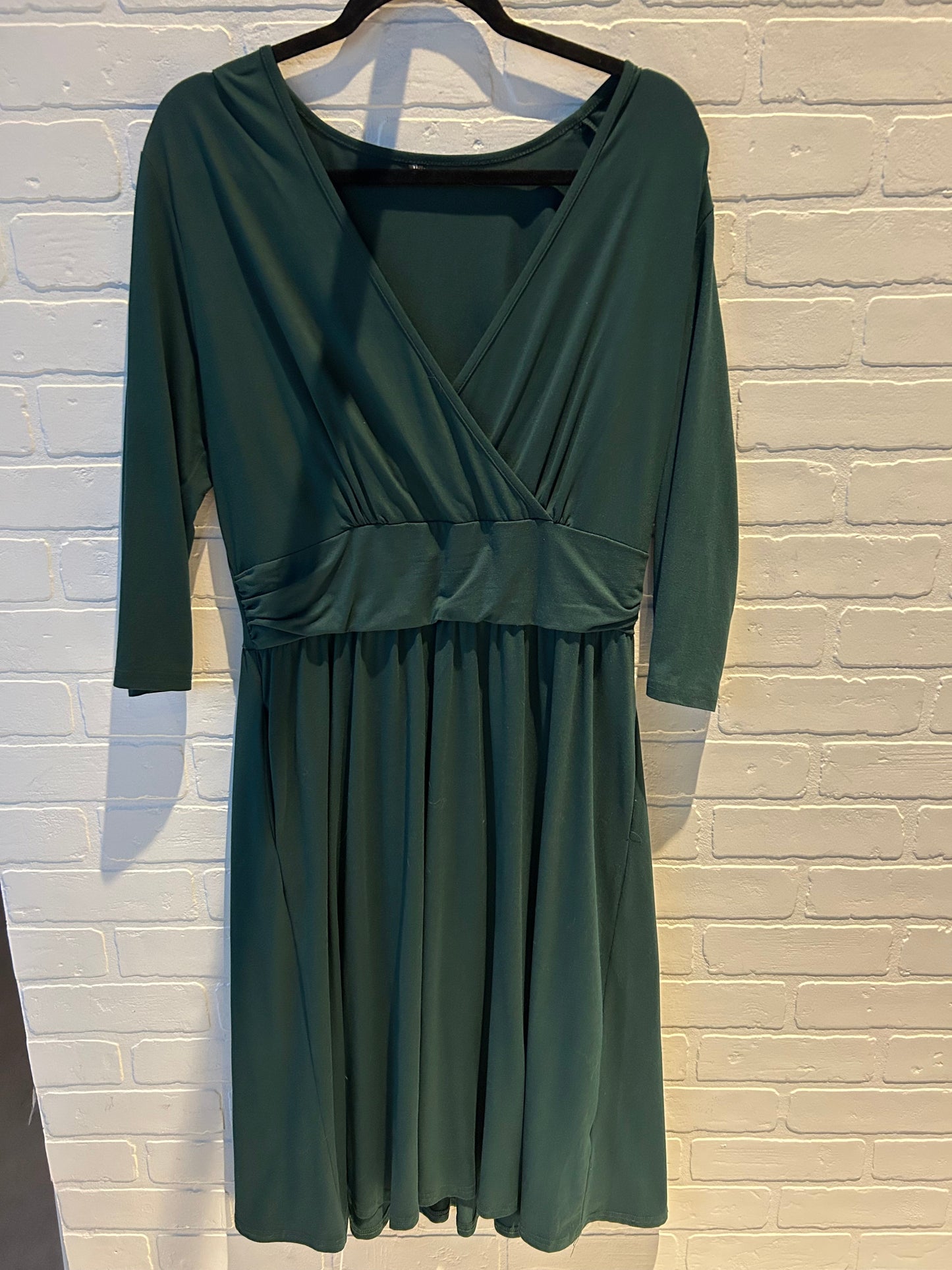 Dress Casual Maxi By Cme In Green, Size: Xl