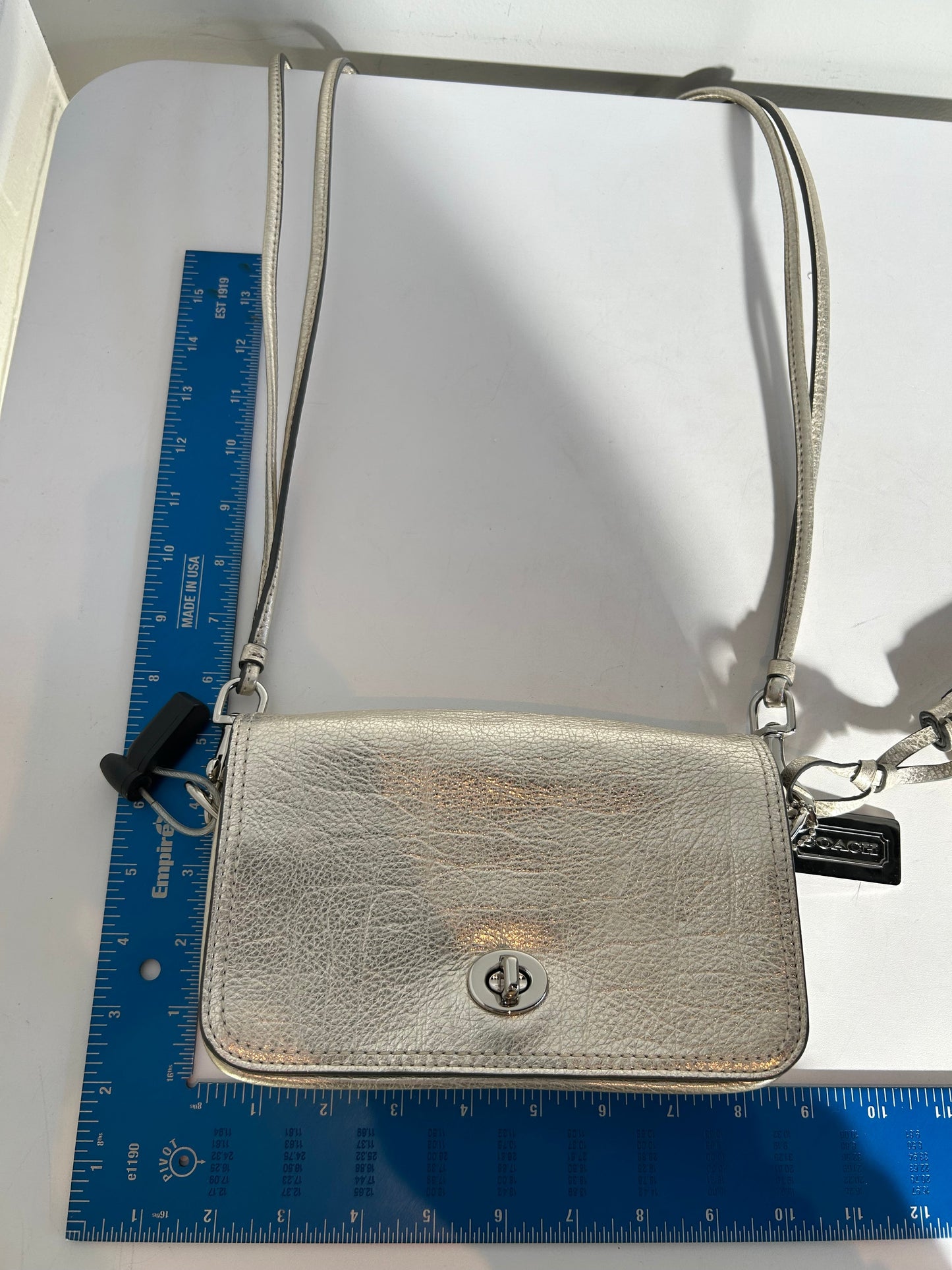 Crossbody Designer By Coach, Size: Small