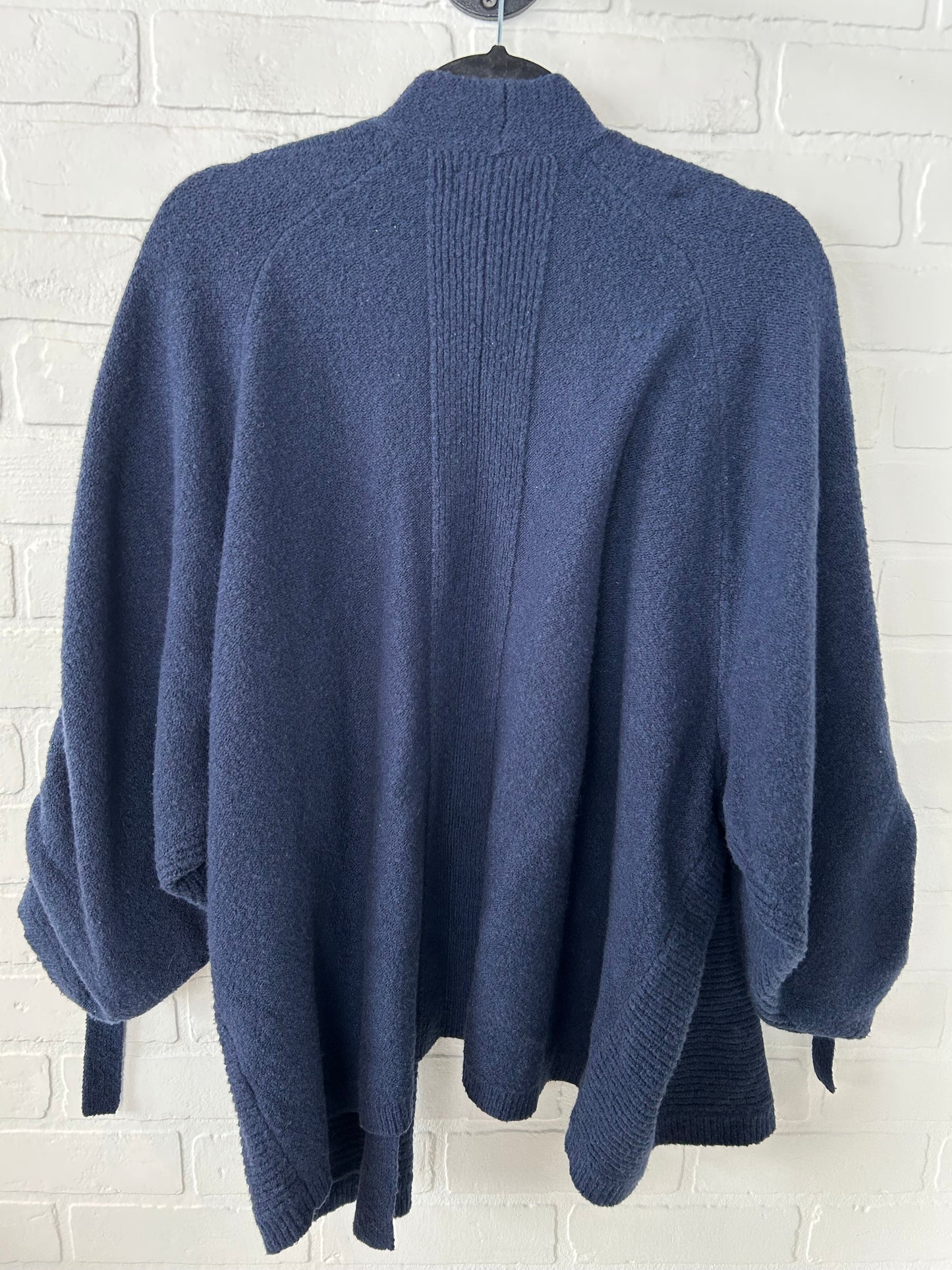 Sweater Cardigan By Lucky Brand In Navy, Size: Xl