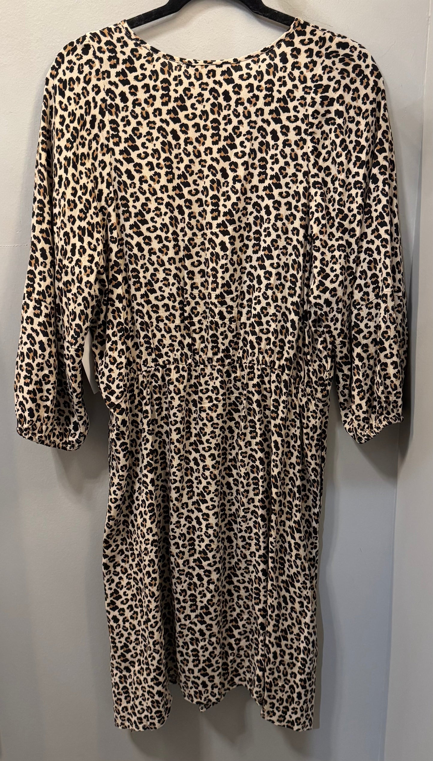 Dress Work By Banana Republic In Black & Tan, Size: L