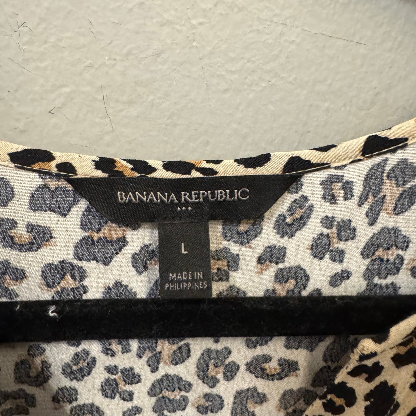 Dress Work By Banana Republic In Black & Tan, Size: L