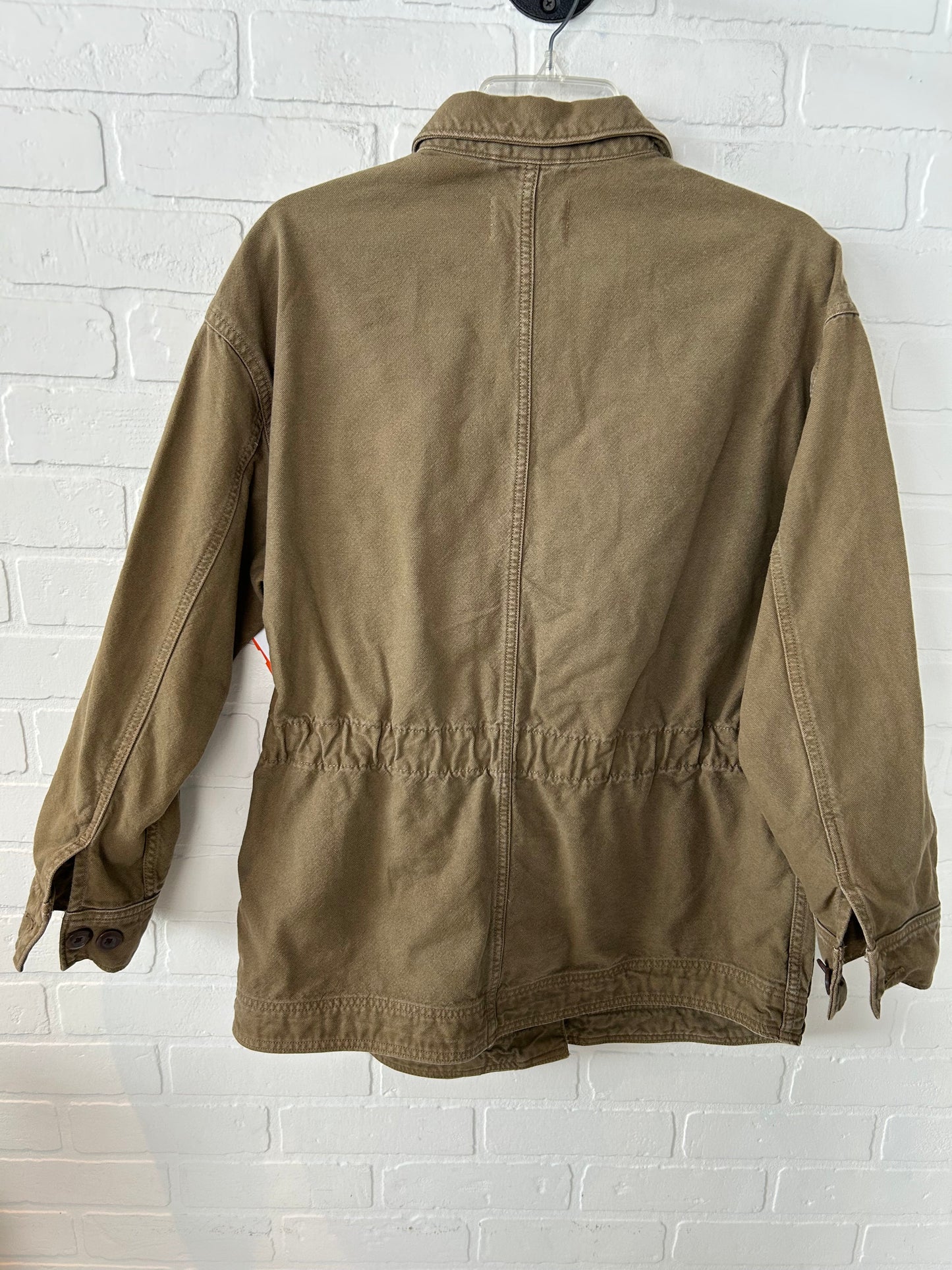 Jacket Utility By Everlane In Brown & Green, Size: L