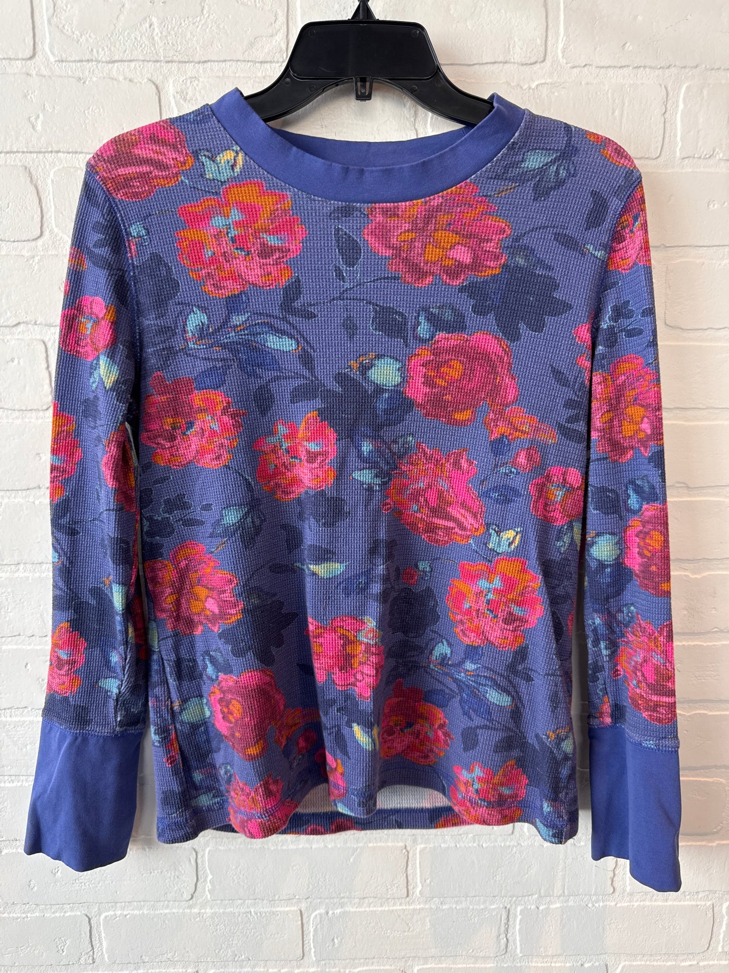 Top Long Sleeve By Sundance In Blue & Purple, Size: L