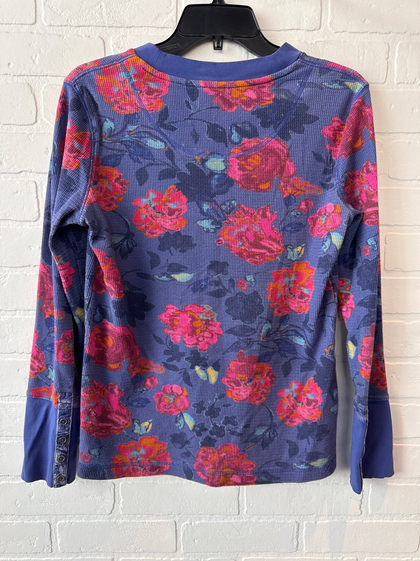 Top Long Sleeve By Sundance In Blue & Purple, Size: L