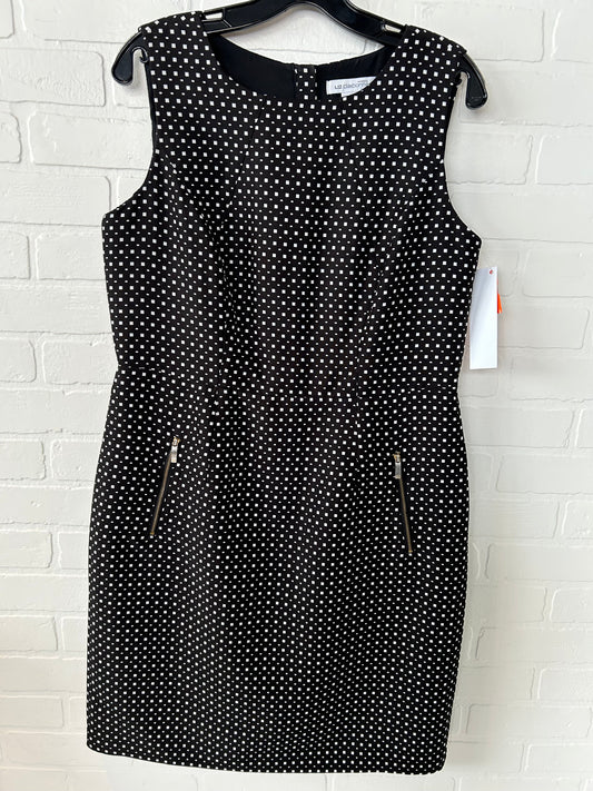 Dress Work By Liz Claiborne In Black & White, Size: Xl