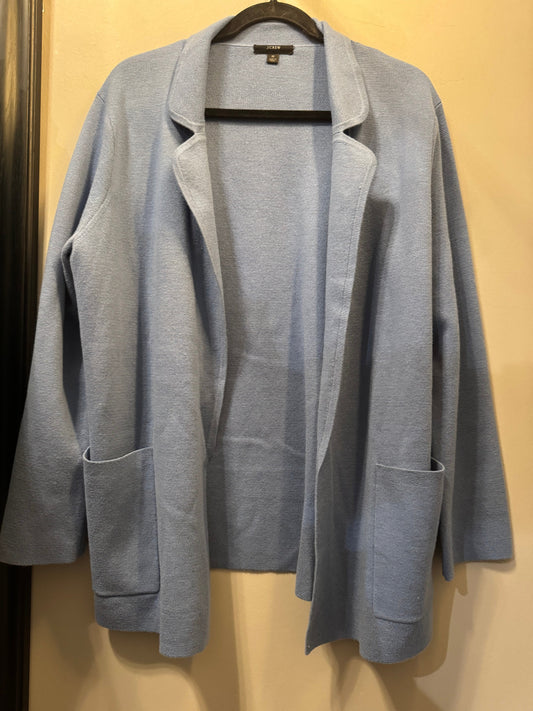 Sweater Cardigan By J. Crew In Blue, Size: M