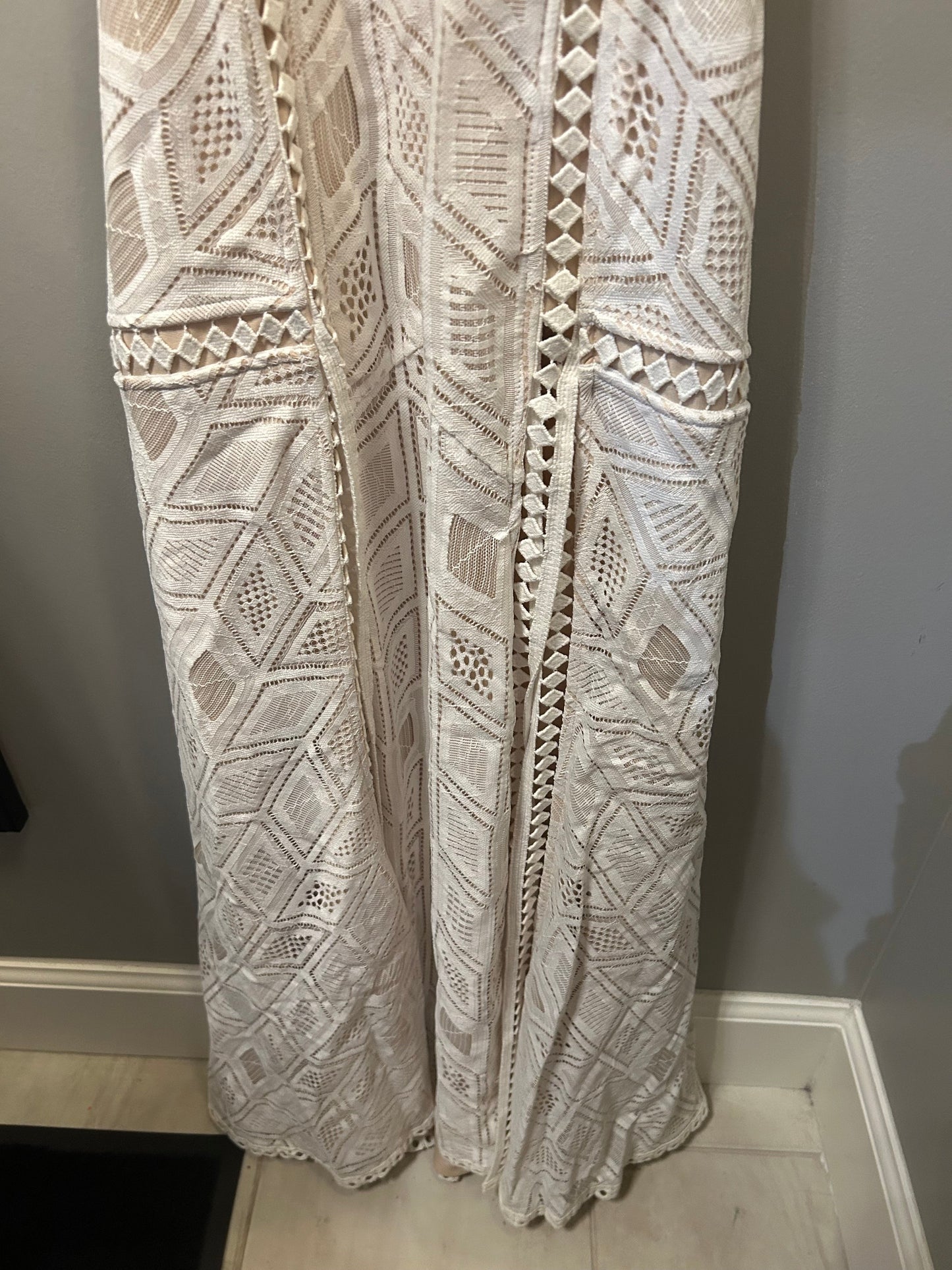 Dress Party Long By Guess In White, Size: Xs