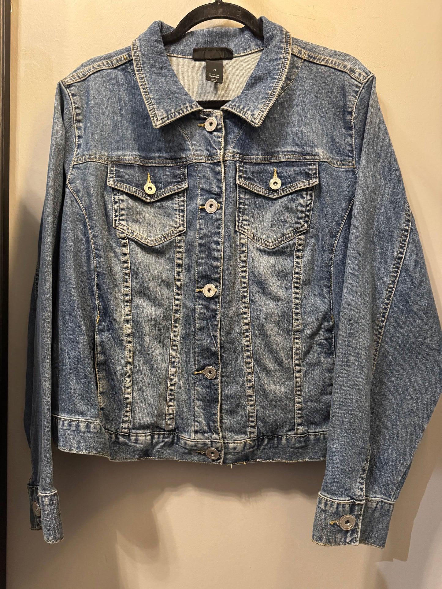 Jacket Denim By Lane Bryant In Blue Denim, Size: 2x