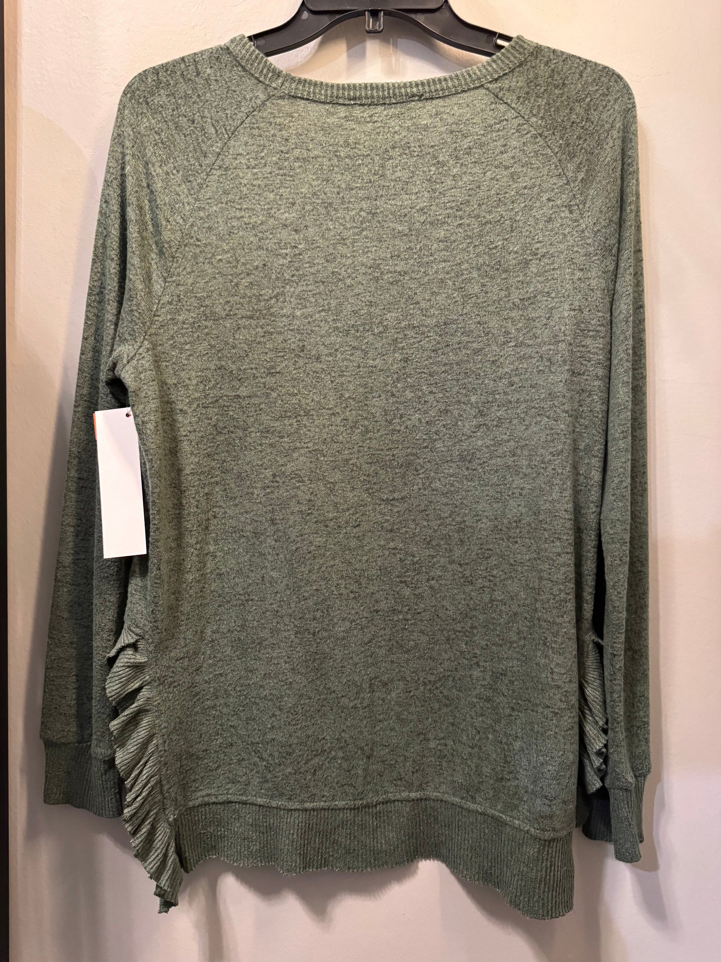 Top Long Sleeve By Catherine Malandrino In Green, Size: S