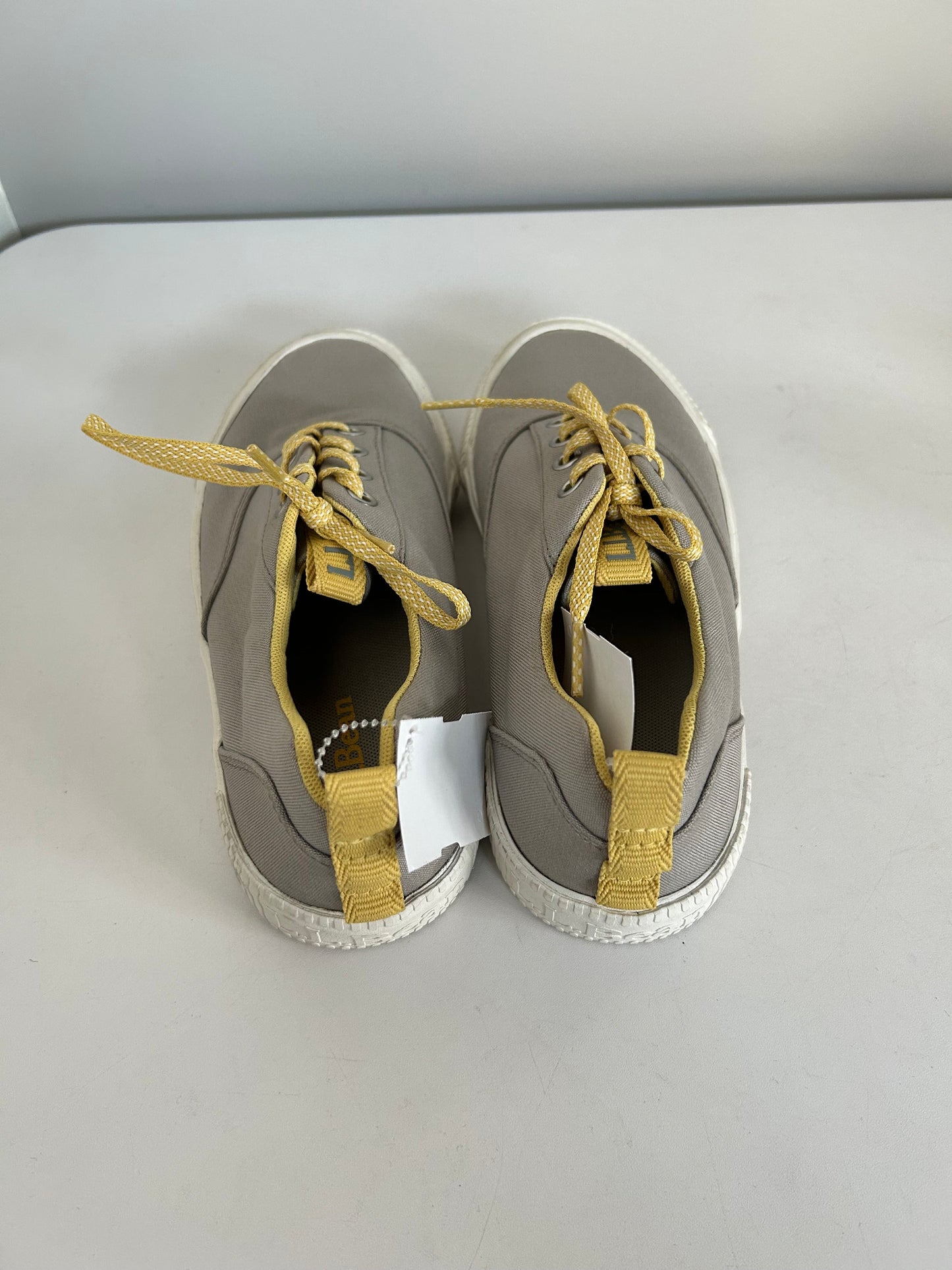 Shoes Sneakers By L.l. Bean In Grey & Yellow, Size: 6