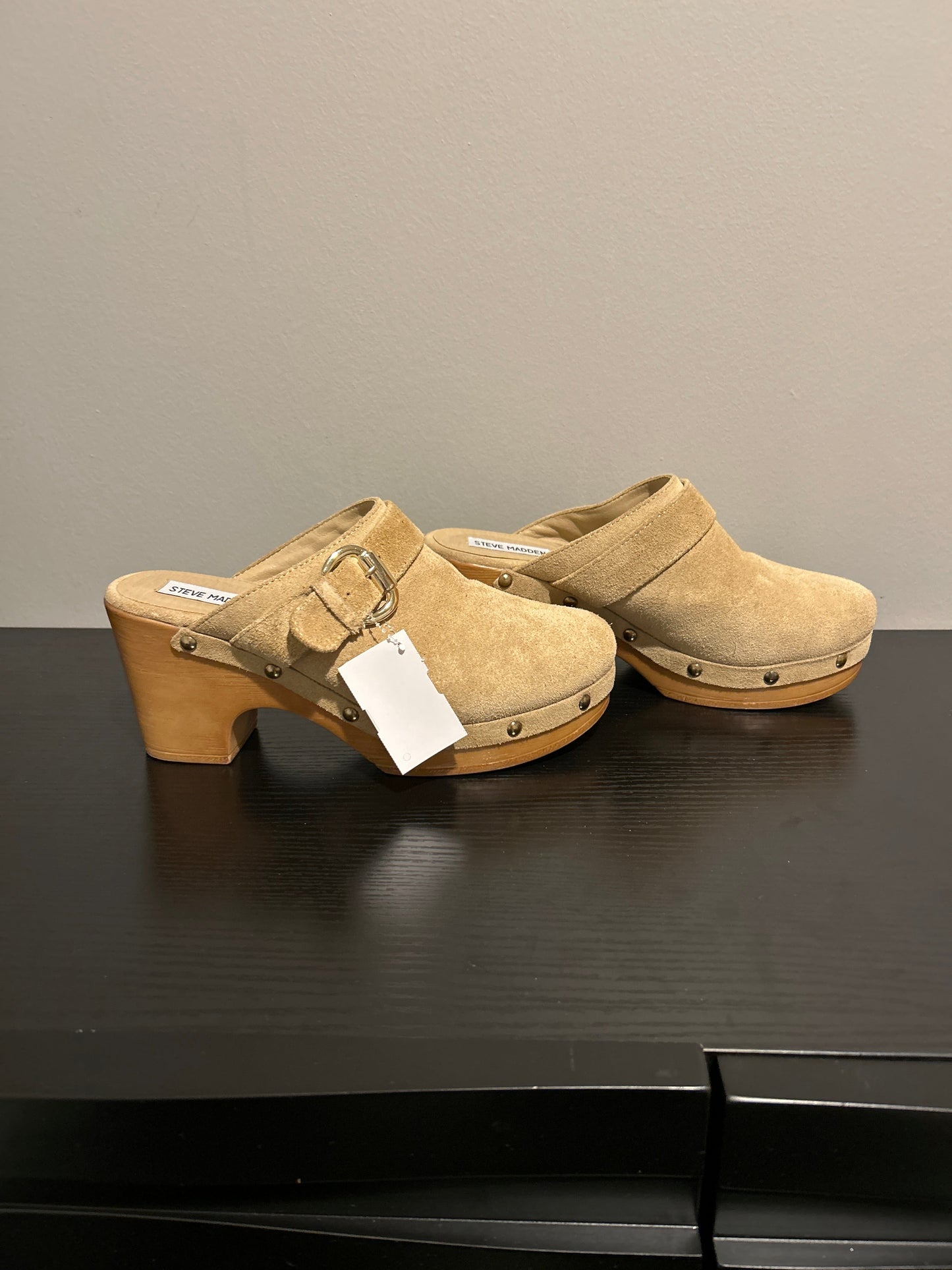 Shoes Heels Block By Steve Madden In Tan, Size: 9