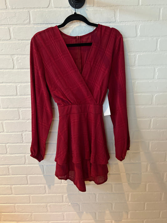 Romper By Cme In Red, Size: M