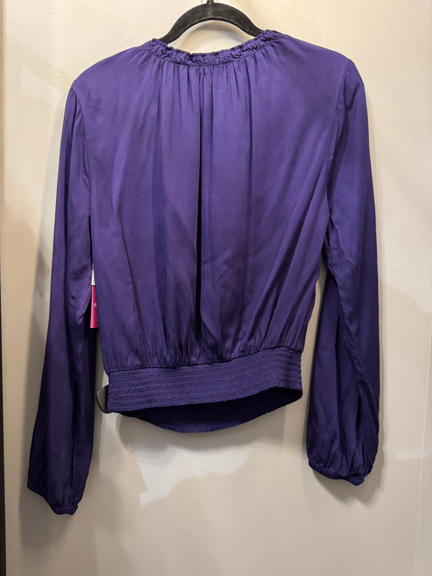 Top Long Sleeve By Cloth & Stone In Purple, Size: S