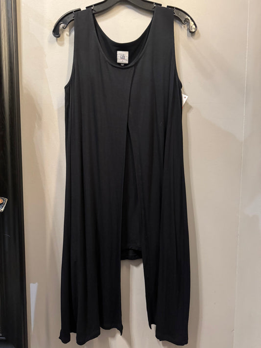 Tunic Sleeveless By Cabi In Black, Size: S