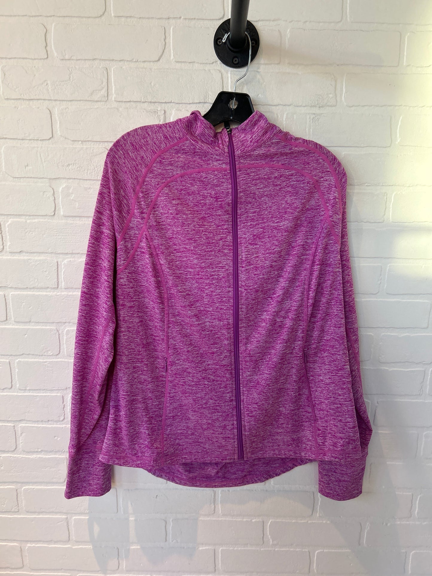 Athletic Jacket By Ideology In Pink & Purple, Size: Xl