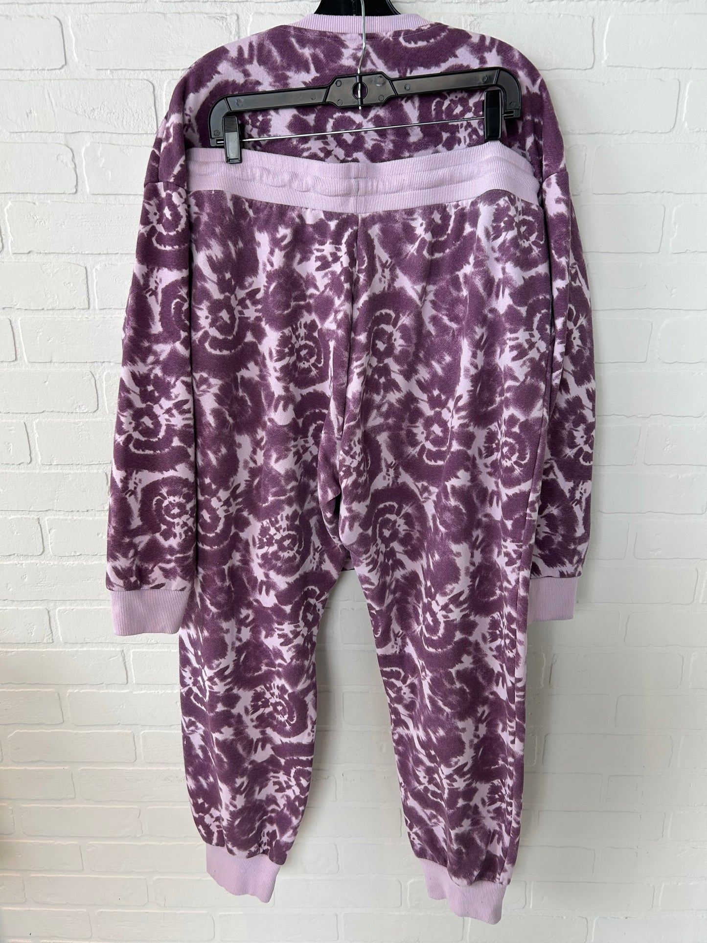 Lounge Set Pants By Bench. In Pink & Purple, Size: Xl