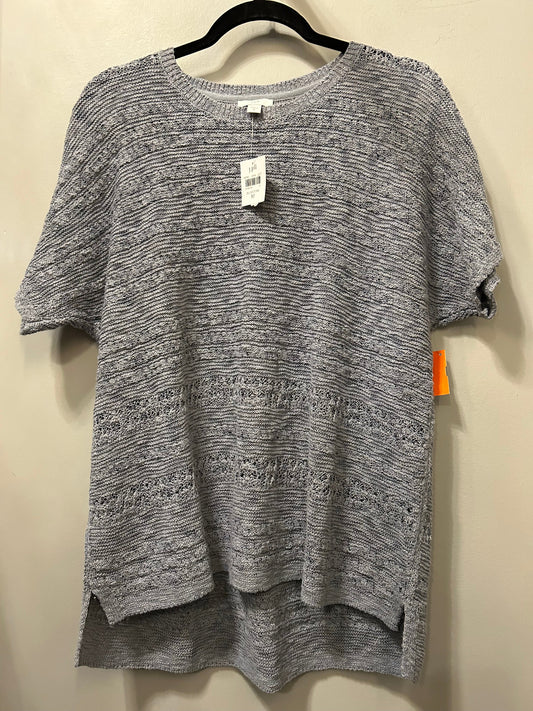 Sweater Short Sleeve By J. Jill In Blue, Size: M