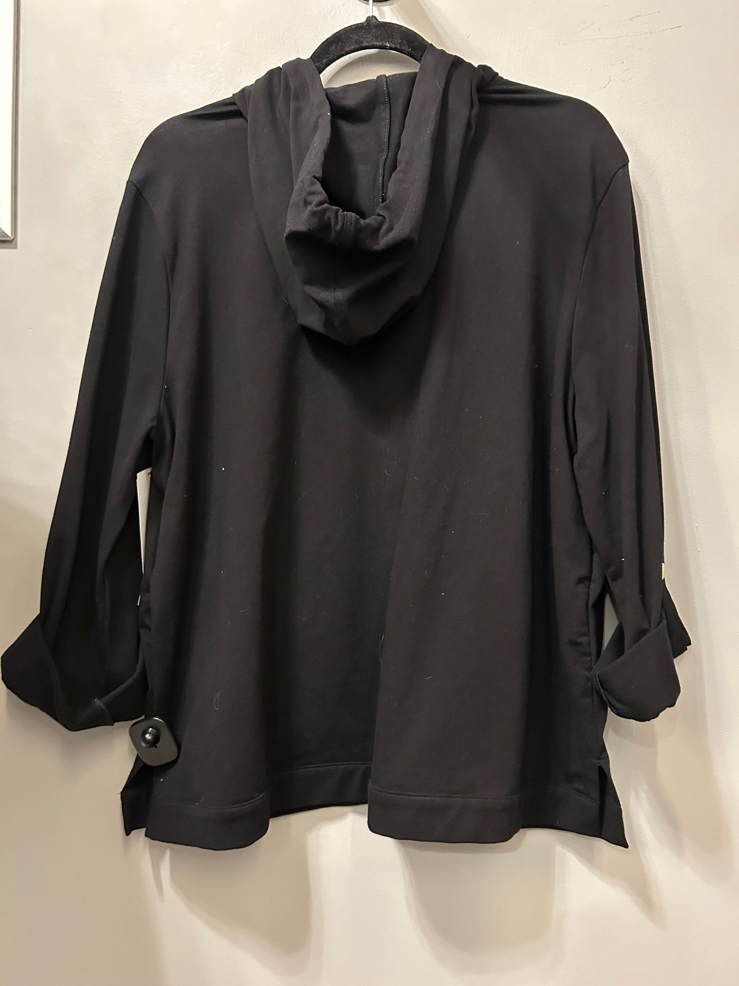 Jacket Shirt By Chicos In Black, Size: Xl