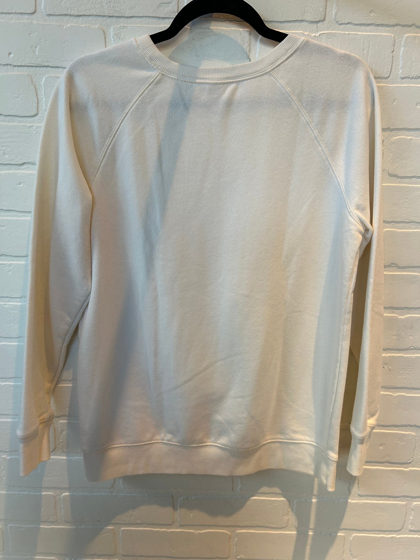 Sweatshirt Crewneck By Old Navy In Cream, Size: S