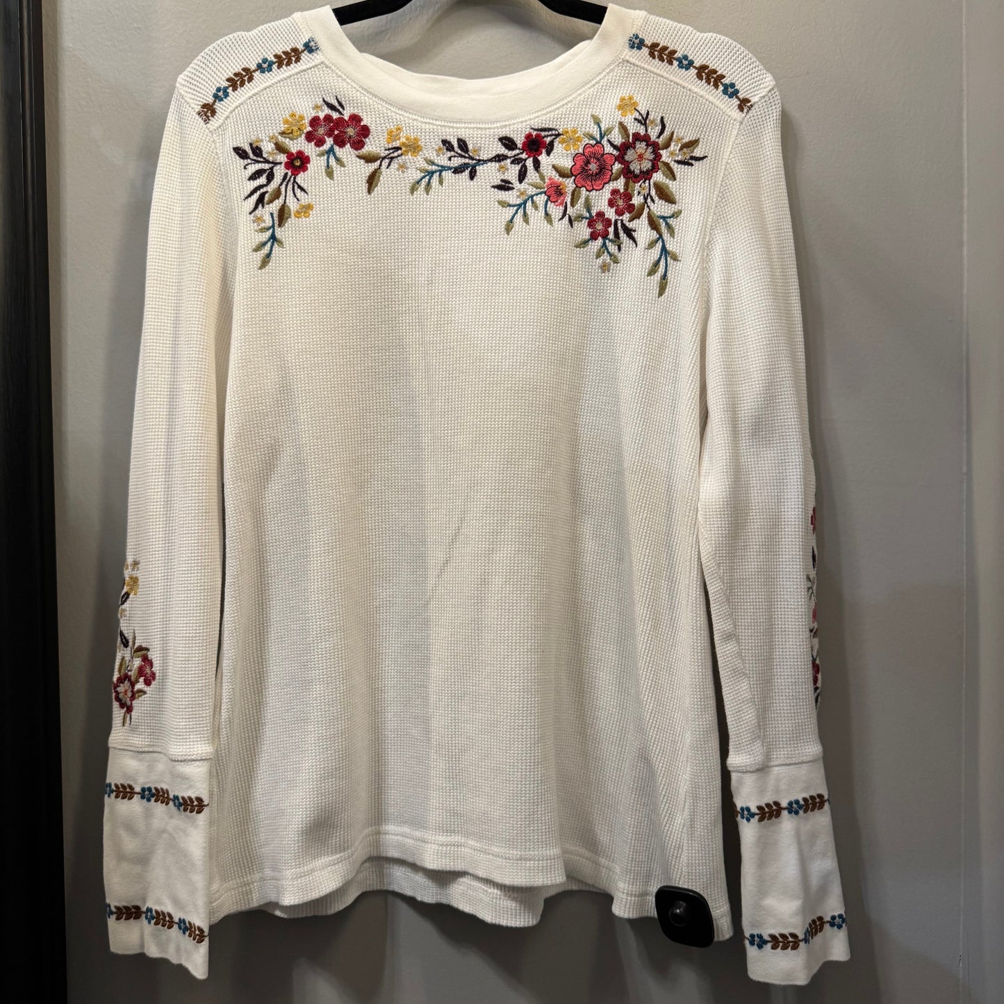 Top Long Sleeve By Sundance In White, Size: L