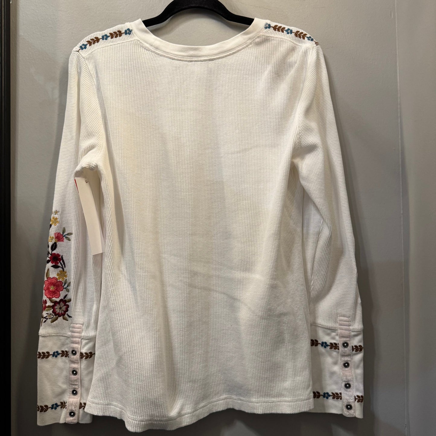 Top Long Sleeve By Sundance In White, Size: L