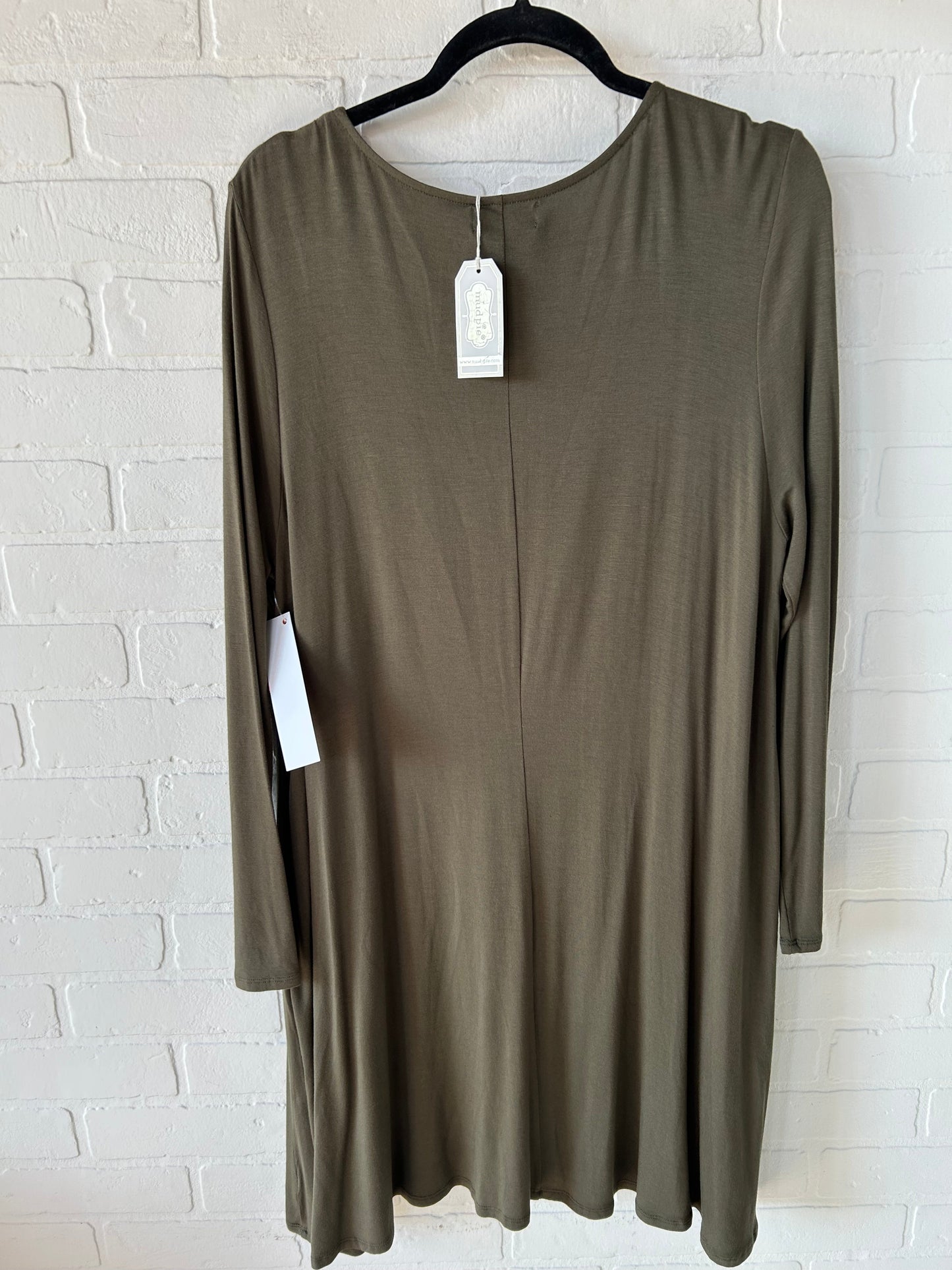 Dress Casual Midi By Mudpie In Green, Size: L