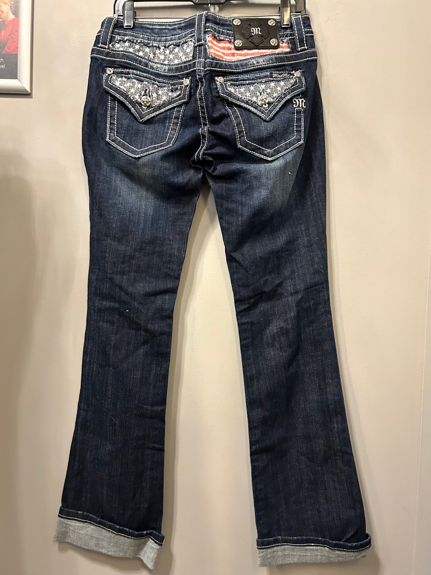 Jeans Boot Cut By Miss Me In Blue Denim, Size: 6