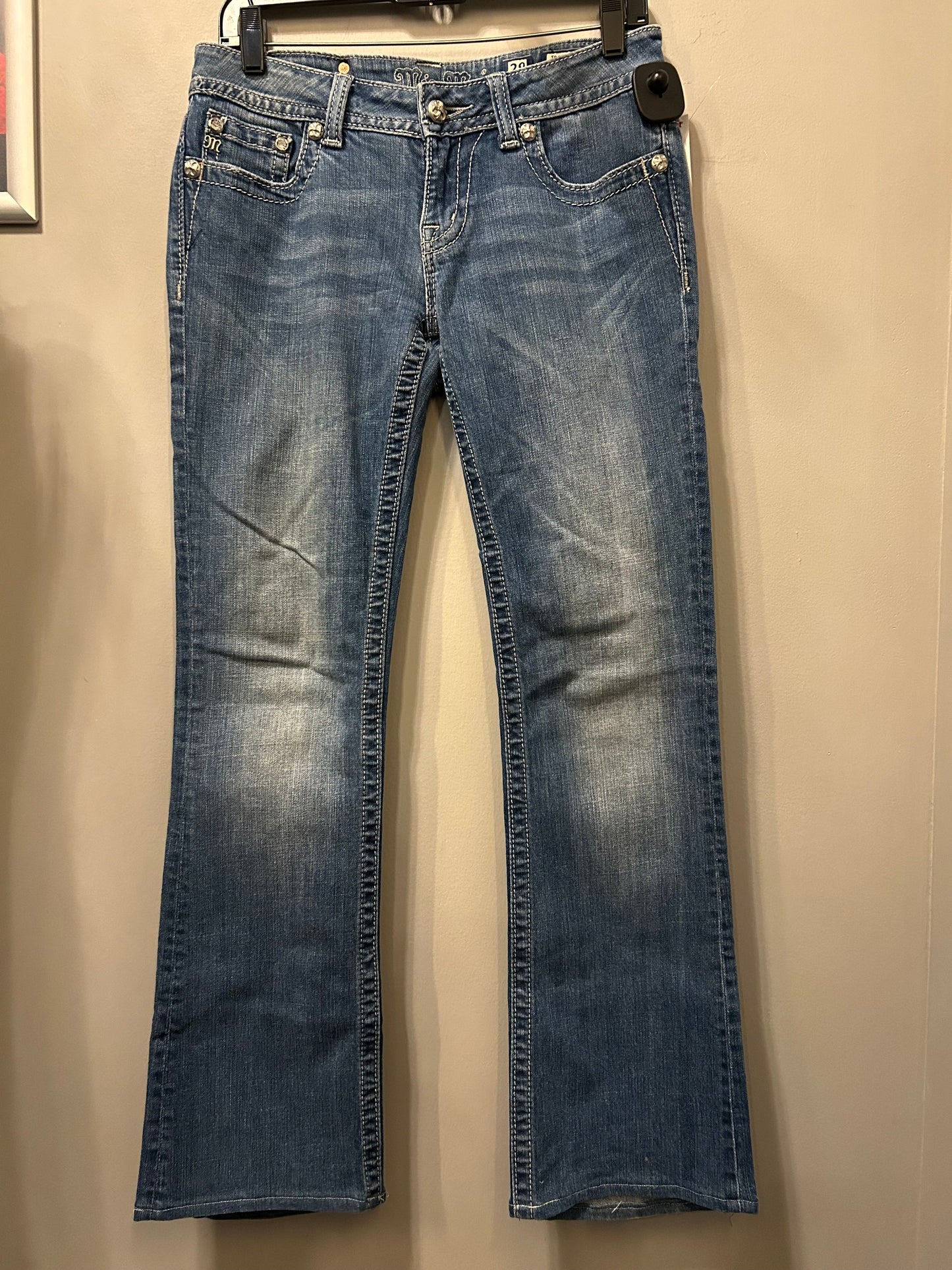 Jeans Boot Cut By Miss Me In Blue Denim, Size: 6